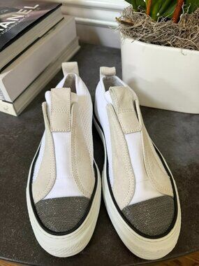 Brunello Cucinelli Slip-On Sneaker Size 37.5